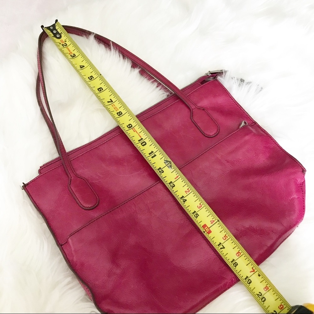 Hobo international red leather shoulder bag - Picture 3 of 8